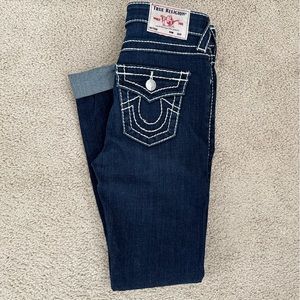 True Religion Halie High Rise Super Skinny Jeans